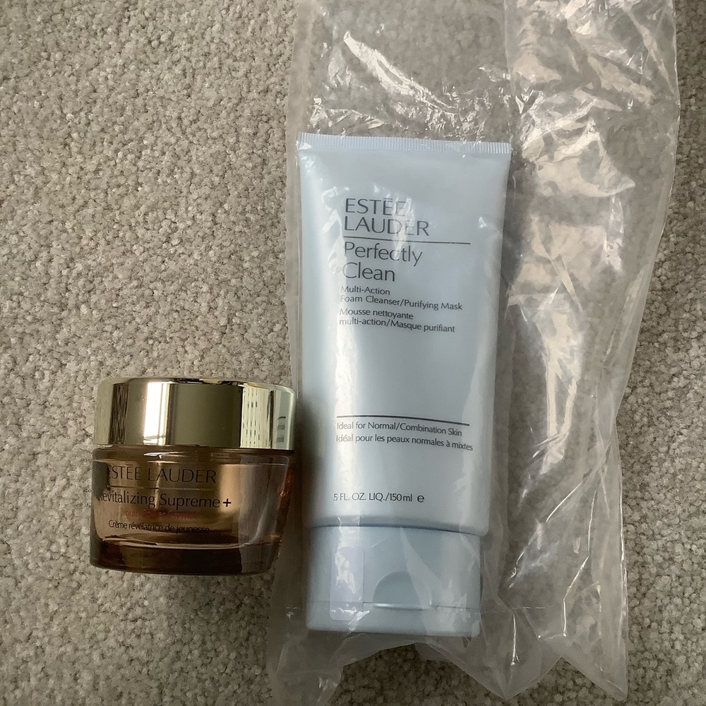 Ester launder skincare duo - cleanser and face crème